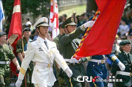 中國儀仗隊參加俄羅斯閱兵，展現(xiàn)軍威與友誼的壯麗畫卷，中俄友誼見證，中國儀仗隊參加俄羅斯閱兵，壯麗畫卷展現(xiàn)軍威與深情友誼